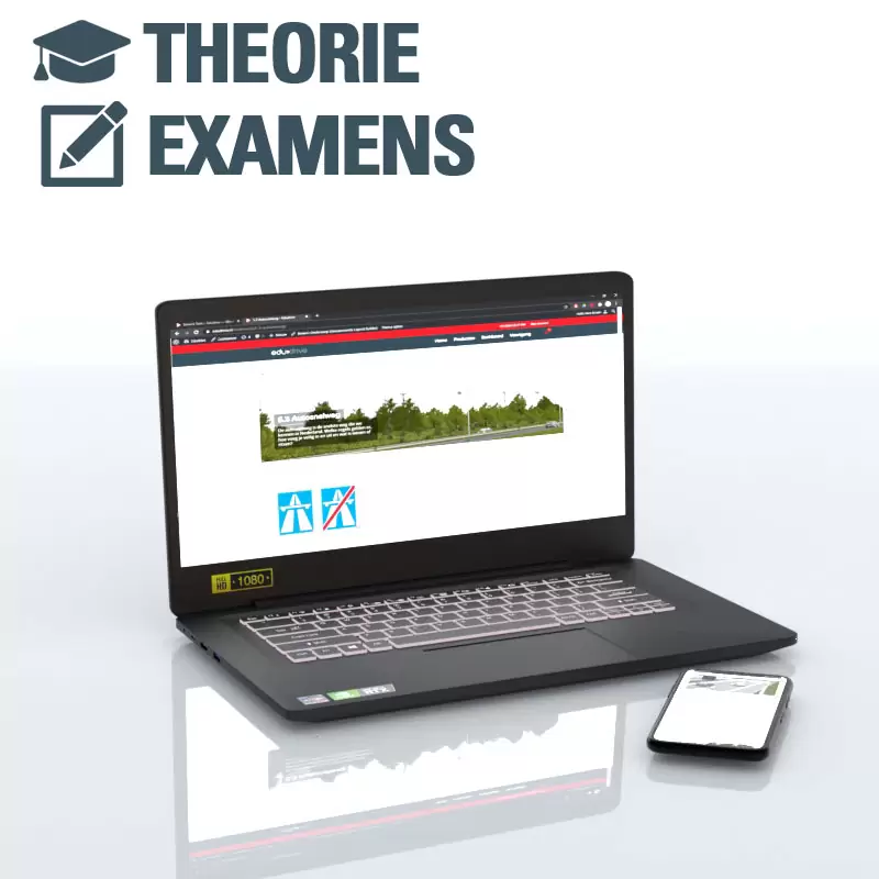Trekker theorie online leren met EDUDRIVE cursus en oefenexamens
