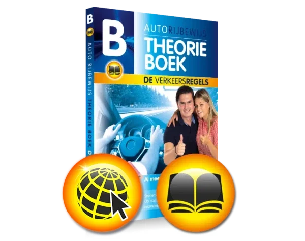 Vekabest auto theorieboek B 2026 – compleet pakket met theorie en 10 online oefenexamens